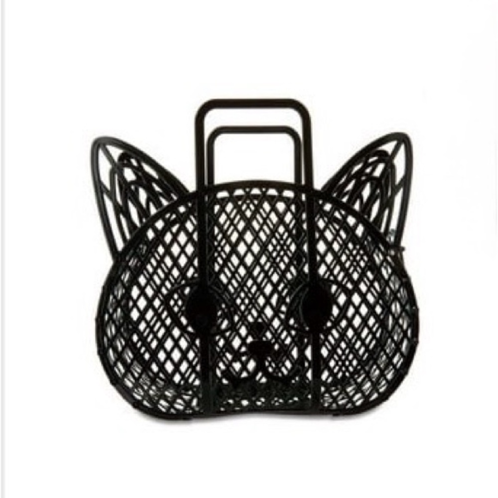 NWT - Black Cat-Shaped Basket